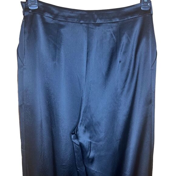 Cinq a Sept Black Pleated Wide Leg Pant NWT Size 6 - Picture 5 of 10